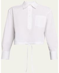 WE-AR4 - The Cc Cropped Cotton Shirt - Lyst