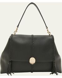 Chloé - Penelope Large Top-handle Bag In Smooth Grained Leather - Lyst