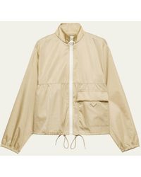 Prada - Re-Nylon Zip Up Jacket - Lyst