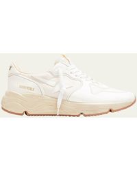 Golden Goose - Running Sole Mesh & Leather Sneakers - Lyst