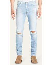 Monfrere - Greyson Knee-rip Skinny Jeans - Lyst
