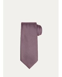 Tom Ford - Micro-Houndstooth Silk Tie - Lyst