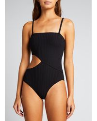 Solid & Striped - The Cameron Bandeau One-piece Swimsuit - Lyst