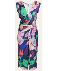 Ramy Brook - Morgan Floral-printed Midi Dress - Lyst