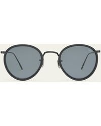 Eyevan 7285 - 566 Round Acetate Sunglasses - Lyst
