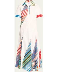 Rosie Assoulin - Plot Twist Striped Polo Dress - Lyst