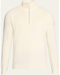 Moncler - Cotton-cashmere Ribbed Sweater - Lyst