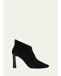 Giuseppe Zanotti - Sensorial Suede Leather Ankle Booties - Lyst