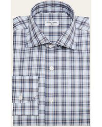 Cesare Attolini - Cotton Multi-check Dress Shirt - Lyst