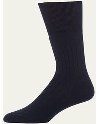 Marcoliani - Rib-knit Cotton Socks - Lyst