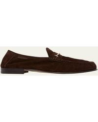 Tom Ford - Ripley Suede Moccasin T-Bit Loafers - Lyst