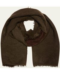 Denis Colomb - Fuzzy Feture Two-tone Cashmere Scarf - Lyst