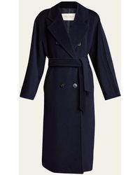 Max Mara - Madame Belted Wool/cashmere Coat - Lyst