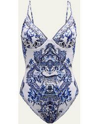 Camilla - Glaze And Graze Soft Cup Underwire One-piece Swimsuit - Lyst