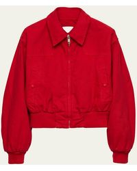 Prada - Canvas Old Bomber Jacket - Lyst