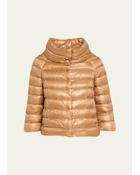 Herno - Sofia Ultra-Lightweight Down Bolero Jacket - Lyst