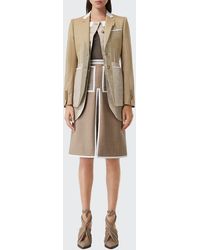 Burberry Logo-detail Technical Cashmere Bodysuit - Brown