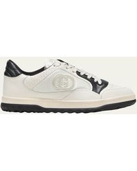 Gucci - Bicolor Leather Low-top Sneakers - Lyst