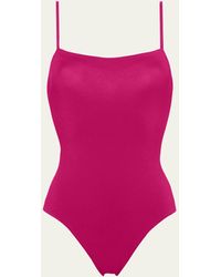 Eres - Aquarelle One-piece Swimsuit With Thin Straps - Lyst