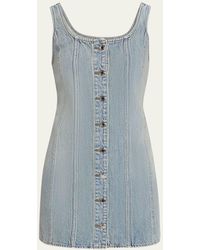 Rag & Bone - Laney Sleeveless Denim Mini Dress - Lyst