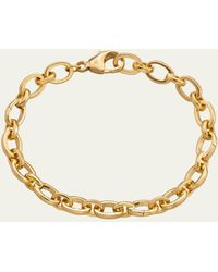 Monica Rich Kosann - 18k Yellow Gold Audrey Charm Bracelet With 5 Charm Stations For Easy To Add/remove Charms - Lyst