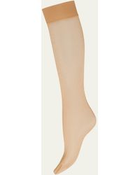 Wolford - Satin Touch Sheer Knee-highs - Lyst
