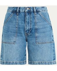 FRAME - The Utility Shorts - Lyst