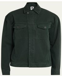 IM MEN - Cotton Full-Zip Trucker Jacket - Lyst