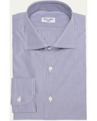 Cesare Attolini - Cotton Candy Stripe-print Dress Shirt - Lyst
