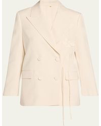 Kobi Halperin - Hero Embroidered Double-Breasted Jacket - Lyst