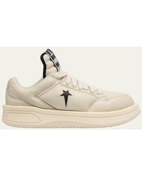 Rick Owens - X Converse Turbowpn Ox Leather Low-Top Sneakers - Lyst
