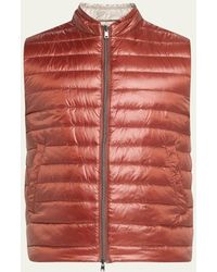 Herno - Nylon Ultralight Reversible Bicolor Vest - Lyst