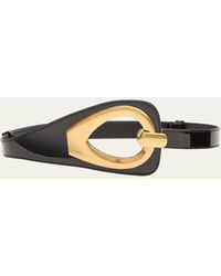 Tom Ford - Cut-out Leather & Brass Belt - Lyst