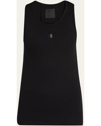 Givenchy - Classic Tank Top With Logo Detail - Lyst
