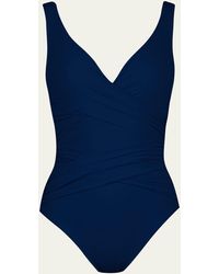 Karla Colletto - Criss-cross One-piece Swimsuit - Lyst