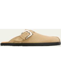 Maison Margiela - Tabi Suede Daily Mules - Lyst