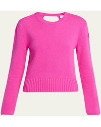 Moncler - Wool-Cashmere Crewneck Sweater - Lyst