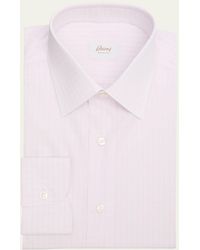 Brioni - Cotton Micro-check Dress Shirt - Lyst