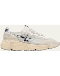 Golden Goose - Running Sole Nylon And Suede Runner Sneakers - Lyst