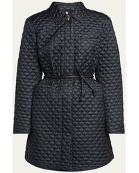 Moncler - Raissac Quilted Long Down Coat - Lyst
