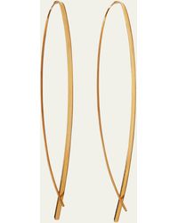 Lana Jewelry - 14k Elite Narrow Upside Down Hoop Earrings - Lyst