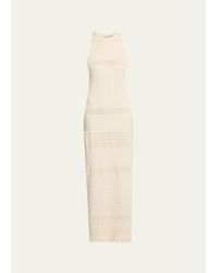 Nanushka - Ainhoa Textured Knit Maxi Dress - Lyst
