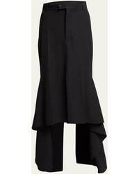 Balenciaga - High-low Godet Skirt - Lyst