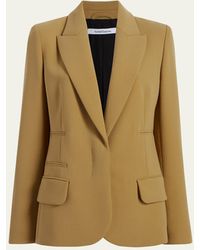 Another Tomorrow - Doppio Tailored Blazer Jacket - Lyst