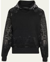 Amiri - Crystal Bandana Hoodie - Lyst