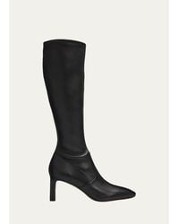 Vince - 65Mm Violette Stretch Leather Knee-High Boots - Lyst