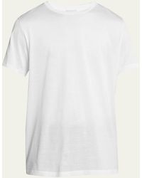 Hanro - Cotton Sporty Crewneck T-shirt - Lyst
