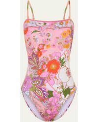 Camilla - Clever Clogs Bandeau One-piece Swimsuit - Lyst