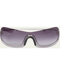 Off-White c/o Virgil Abloh - Big Wharf Shield Sunglasses - Lyst