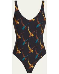 VALIMARE - Verona Printed One-piece Swimsuit - Lyst
